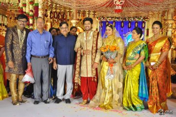 Music Director Koti Son Rajeev Wedding Reception Photos
